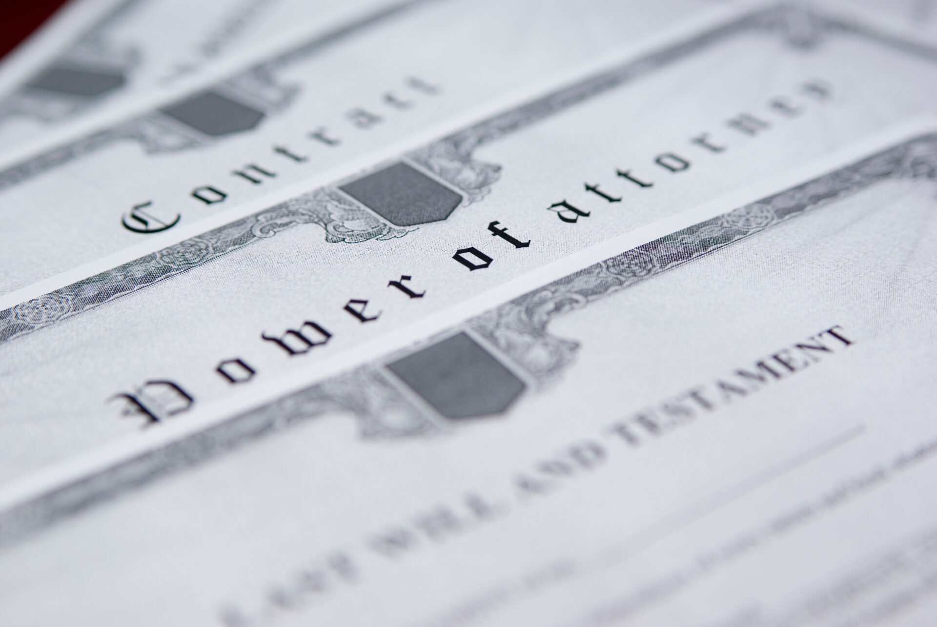 Notary documents