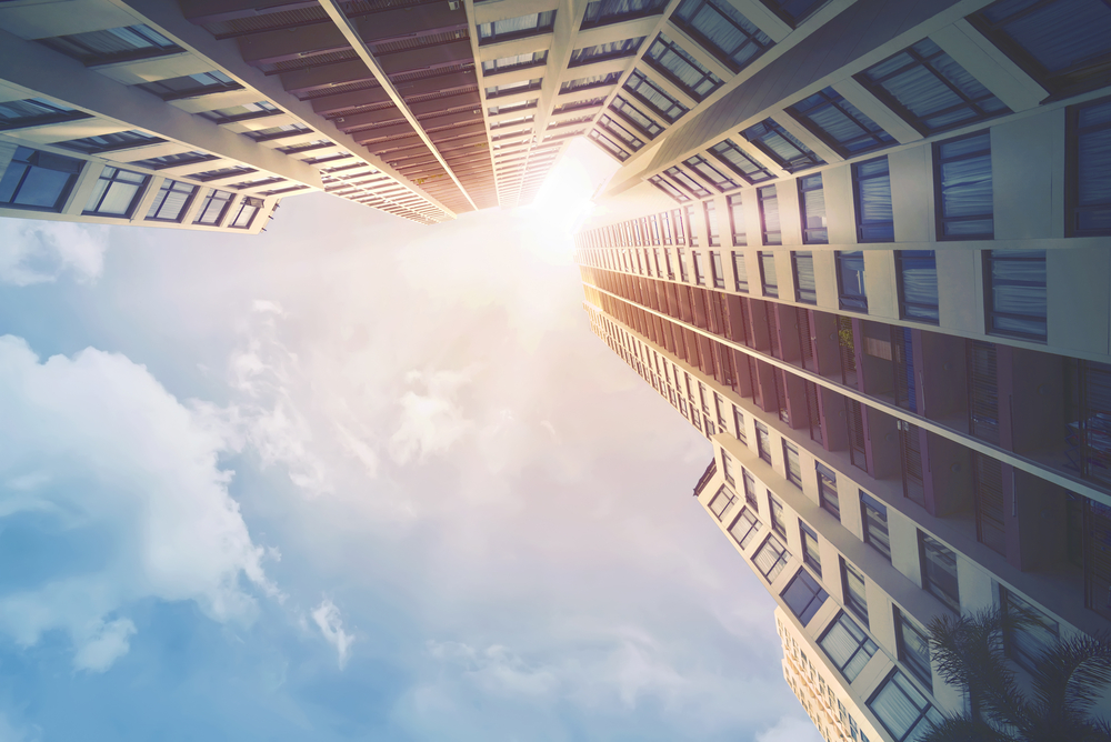 Futuristic,Architecture,Cityscape,View,With,Modern,Building,Skyscrapers