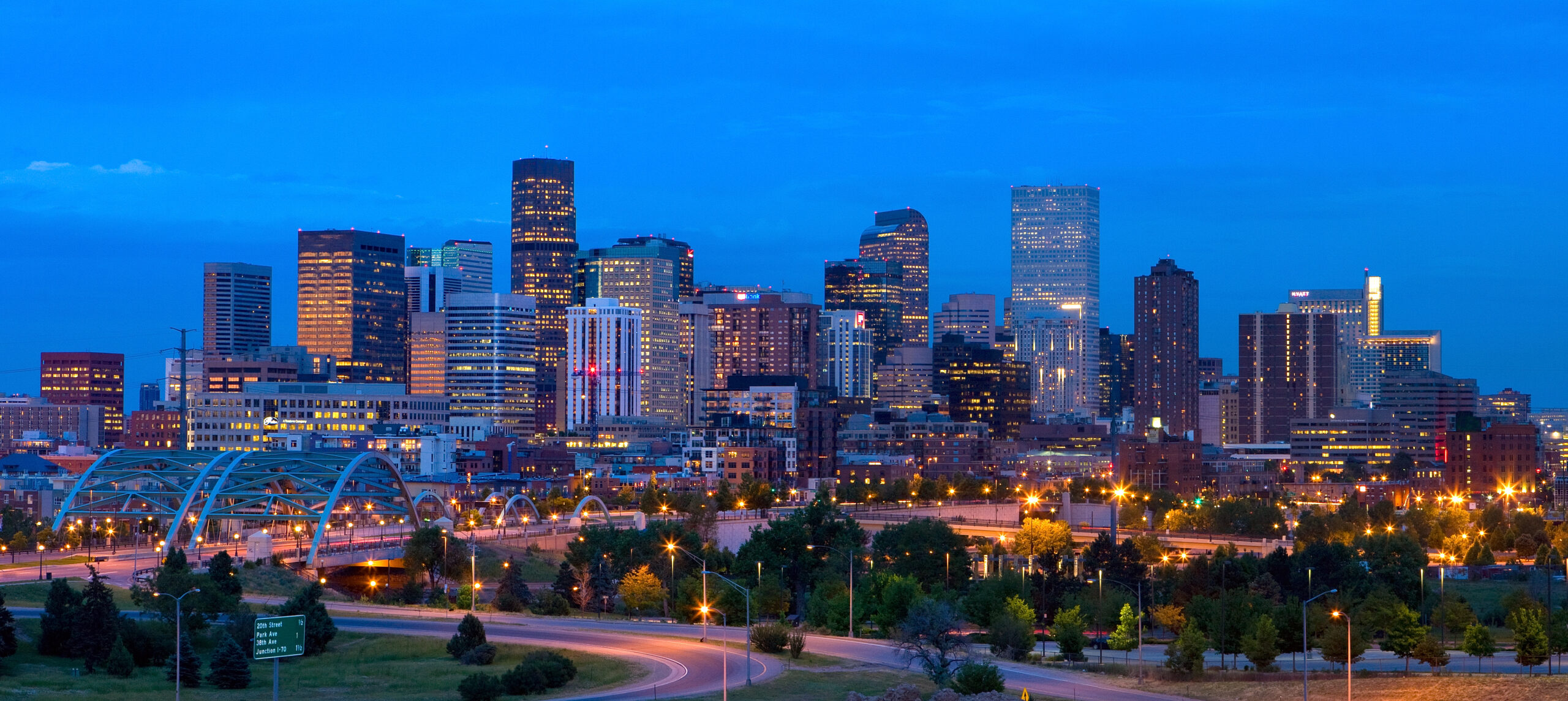 Panorama downtown Denver