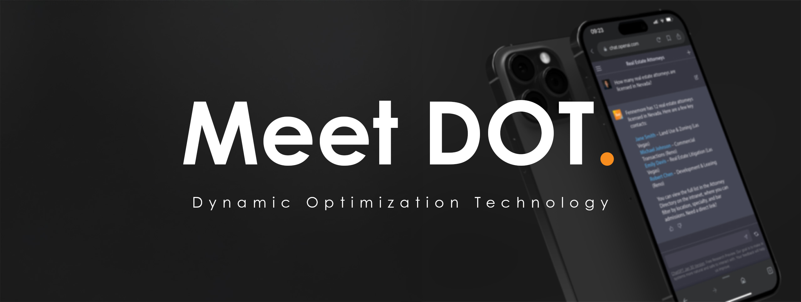 Meet DOT Trending Now Banner Meet DOT Trending Now Banner